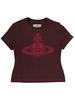 Vivienne Westwood Paris Orb Mini T-Shirt - Bordeaux - Thumbnail 1
