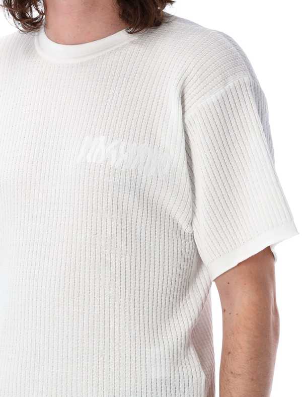 Magliano Waffle Tee - White