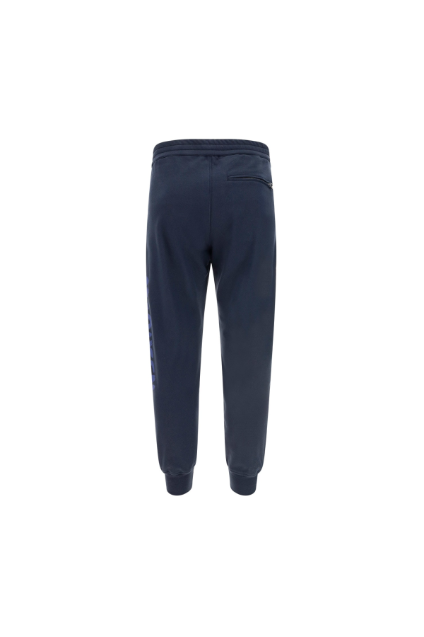 Alexander McQueen Logo Side Print Track Pants - Navy/Cobalt