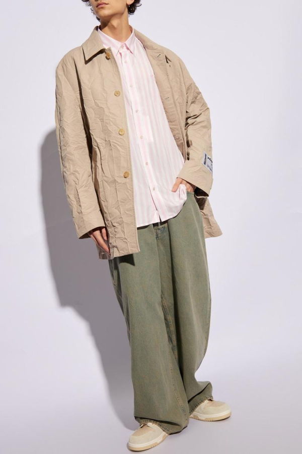 Acne Studios Cropped Coat - Beige