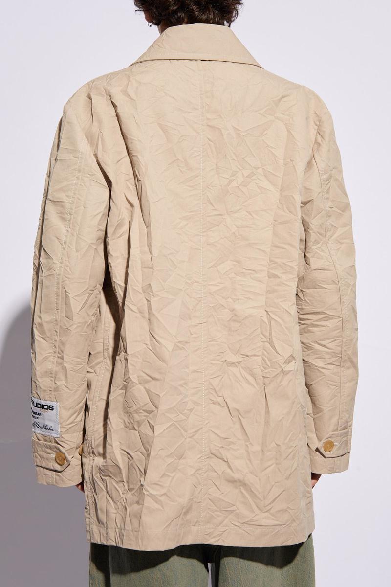 Acne Studios Cropped Coat - Beige