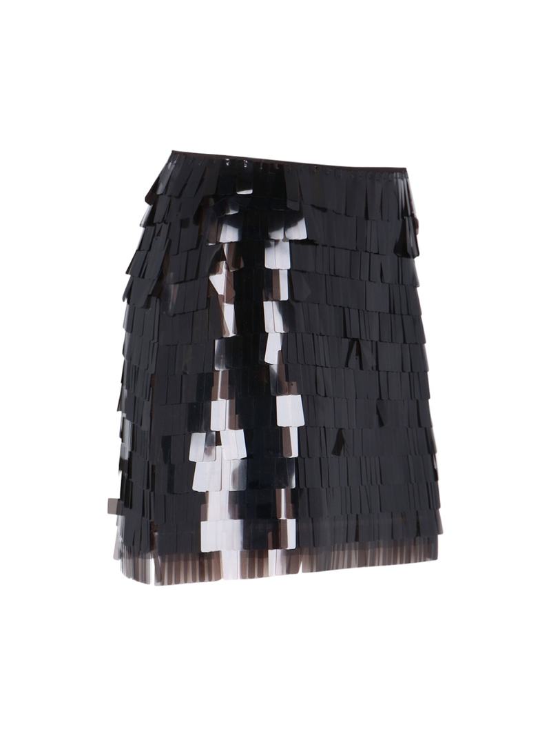 Staud Sequin Mini Skirt - Brown