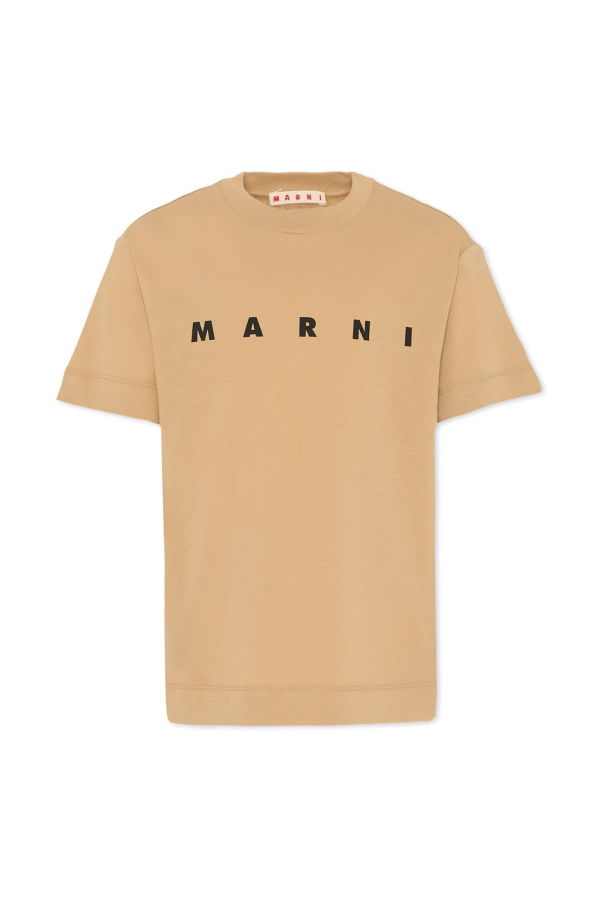 KIDS Marni Logo T-shirt - Beige