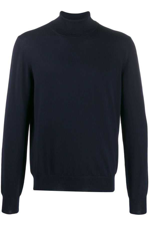 Barba Napoli Barba High-neck Dress - Blue