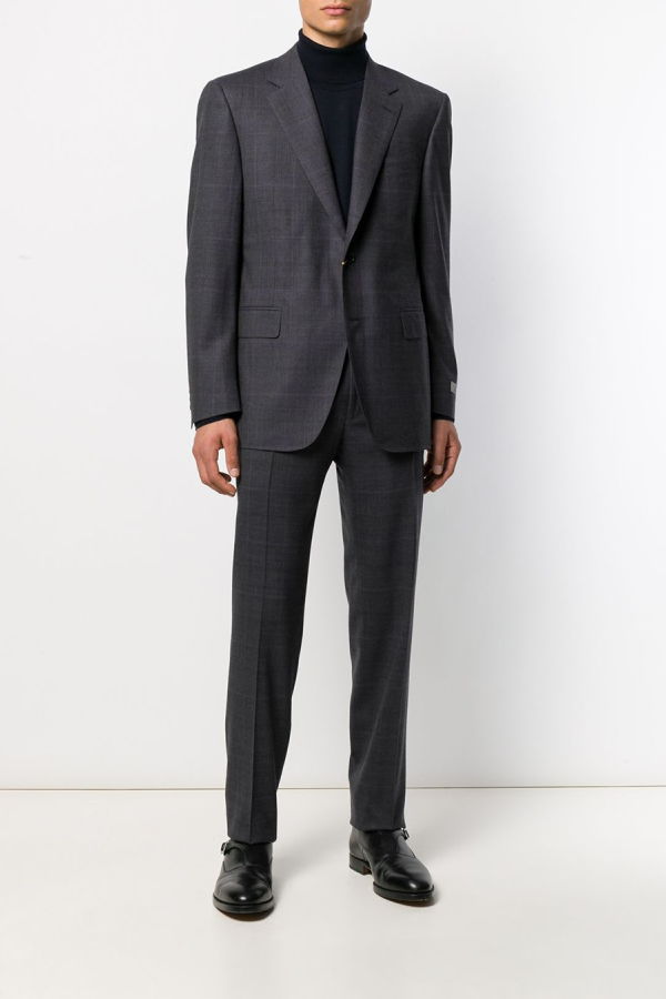 Barba Napoli Barba High-neck Dress - Blue