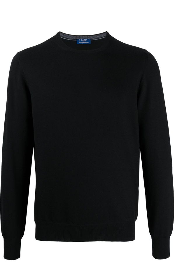 Barba Napoli Crewneck Sweater - Nero