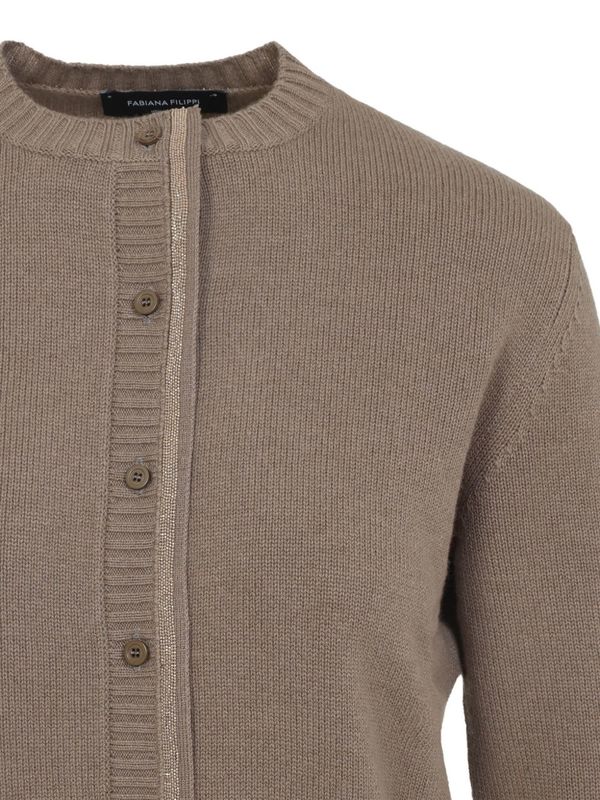 Fabiana Filippi Wool Blend Jacket - Corteccia