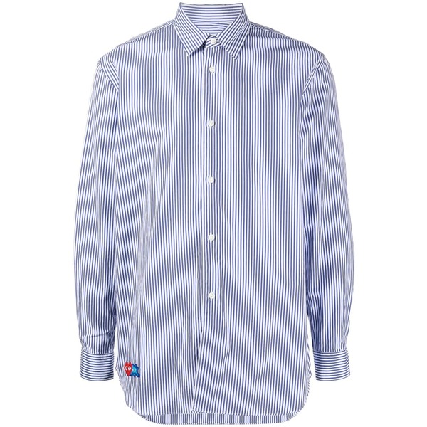 Comme des Garons PLAY Shirt - White/Blue