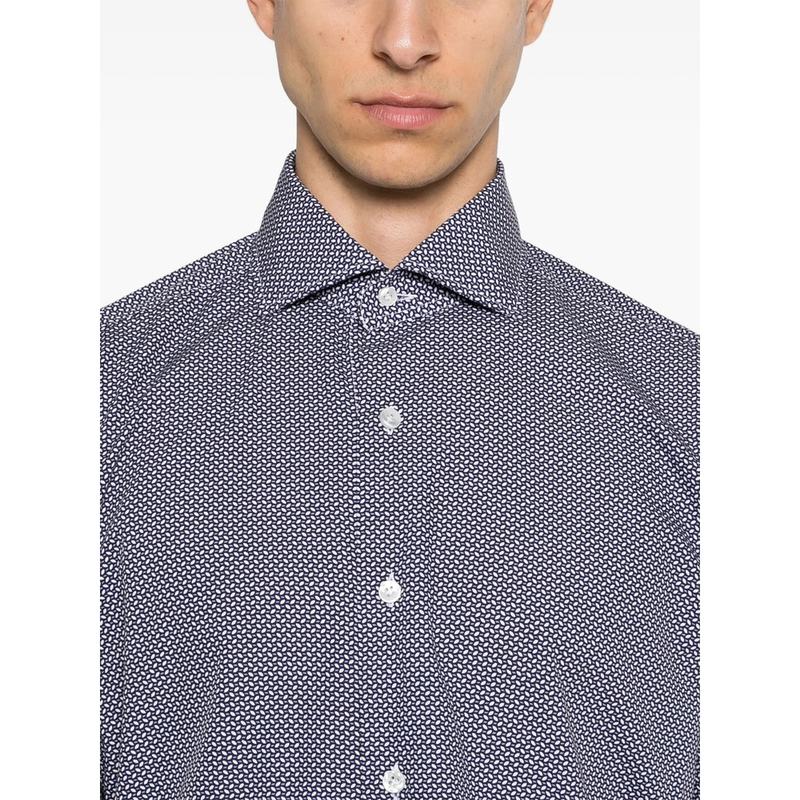 Barba Napoli Shirt - Blue/White