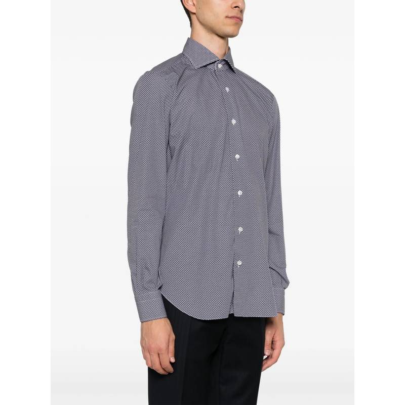 Barba Napoli Shirt - Blue/White