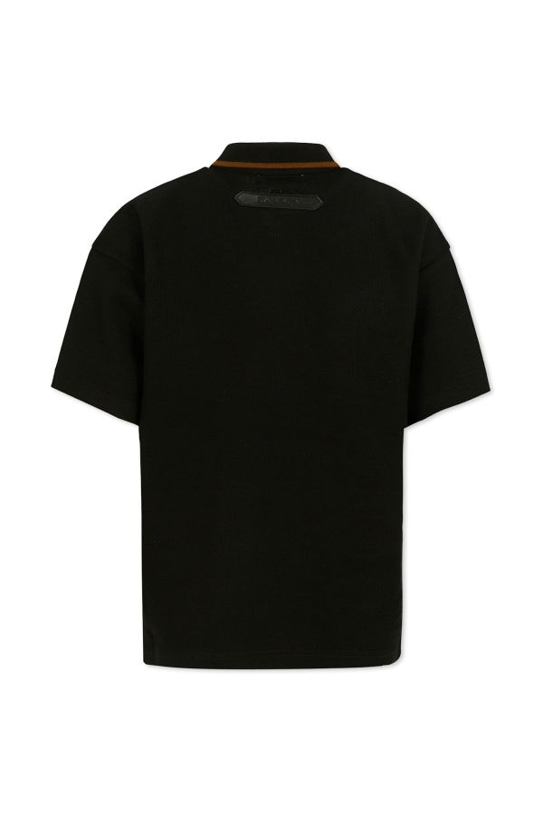 KIDS Lanvin Polo Shirt With Logo - Black