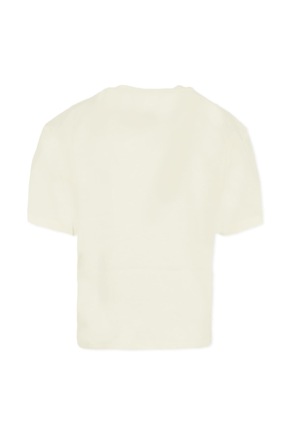 KIDS Lanvin Curb Basket T-Shirt - Ivory