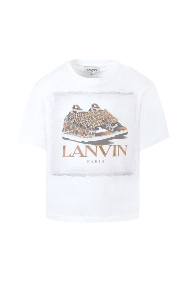KIDS Lanvin Logo T-shirt - White