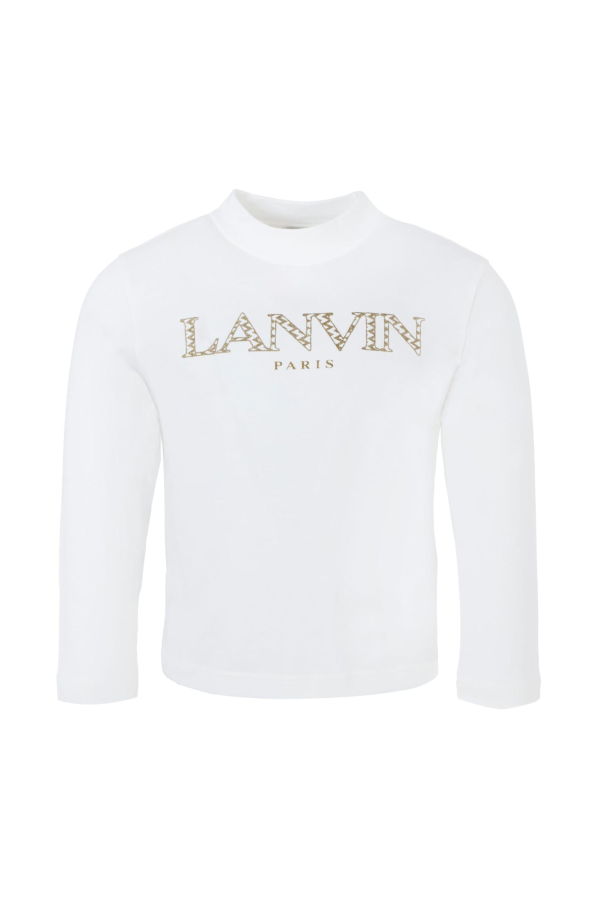 KIDS Lanvin White T-shirt With Logo - White