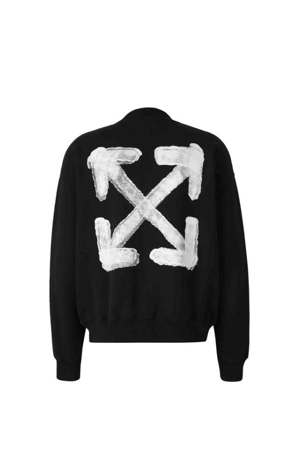 Off-White Spray Arrow Skate Sweatshirt - Black