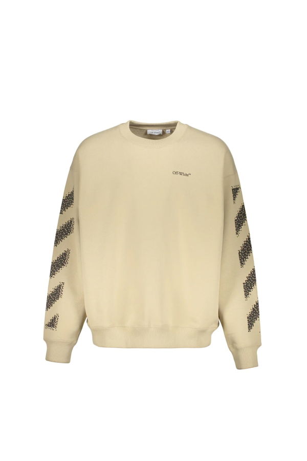 Off-White Logo Sweatshirt - Beige