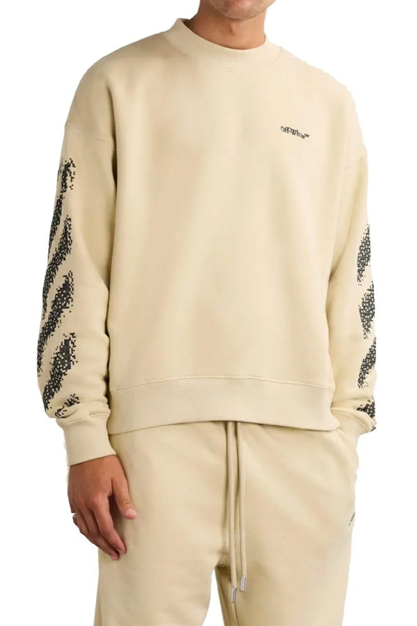 Off-White Logo Sweatshirt - Beige