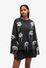Ganni Flower Crochet Sweater - Thumbnail 2