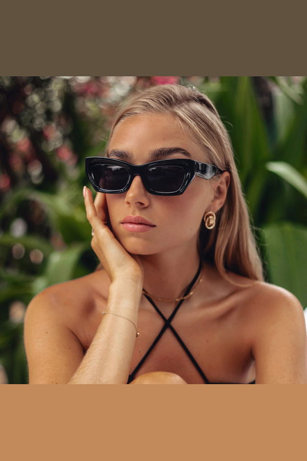 Freyrs Selina Cat Eye Sunglasses - Black