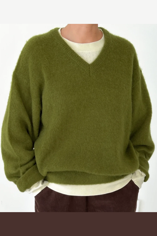 Le Bon Shoppe James Mohair Sweater - Leaf