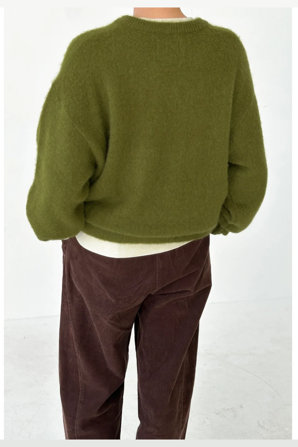 Le Bon Shoppe James Mohair Sweater - Leaf