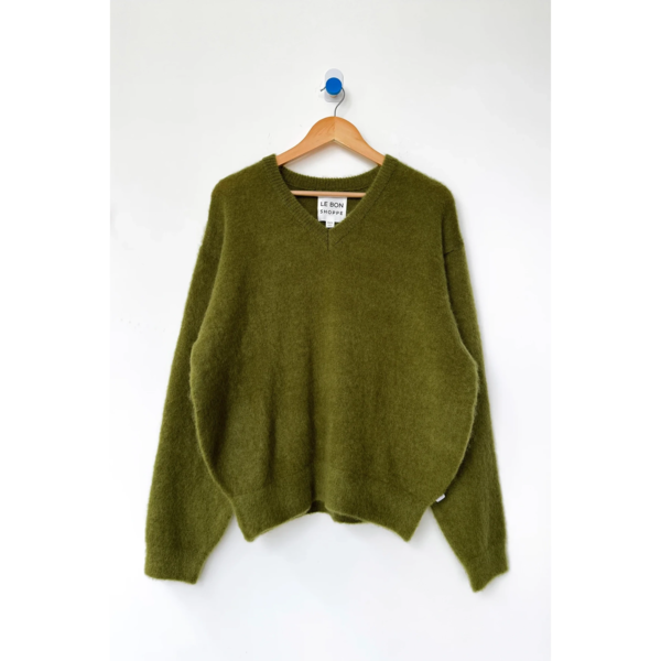 Le Bon Shoppe James Mohair Sweater - Leaf