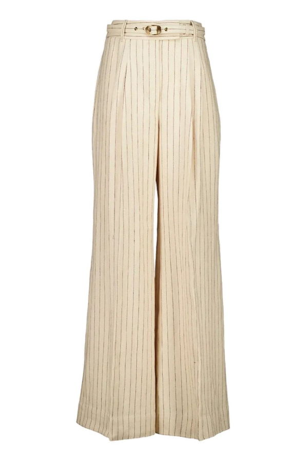 Zimmermann Rebellion Pinstripe Wide Pant