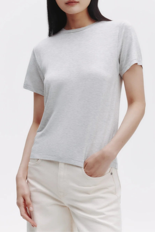 TWP His Tee Tee - Light Heather Grey