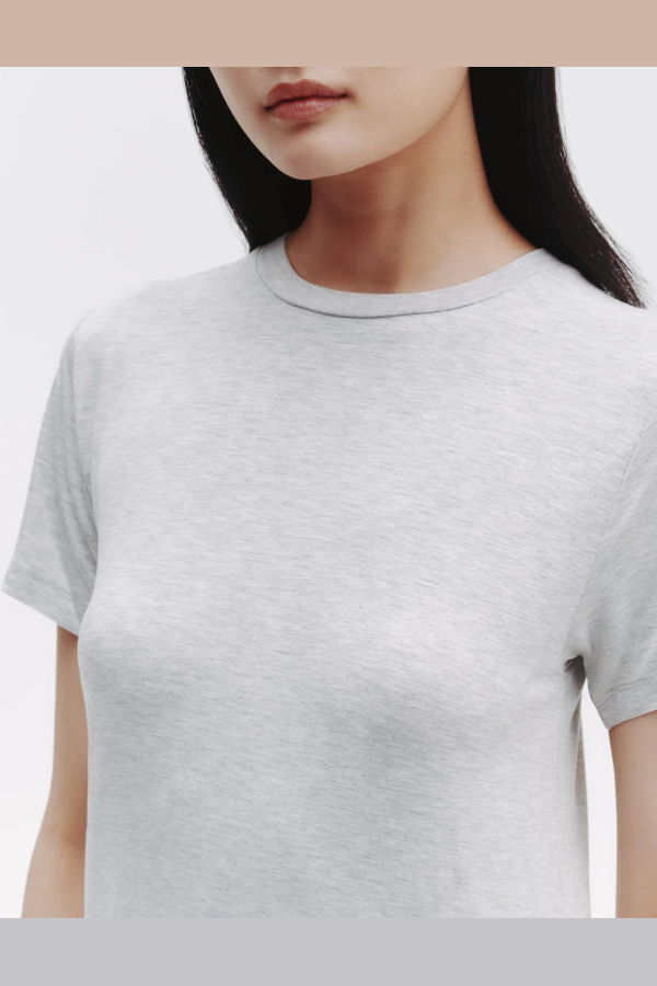 TWP His Tee Tee - Light Heather Grey