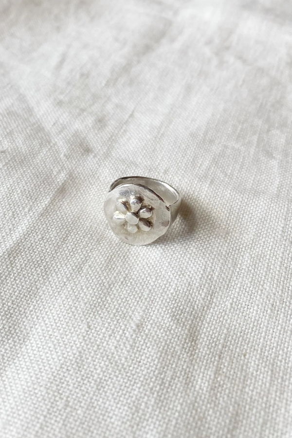 Hawkly Blossom Signet Ring