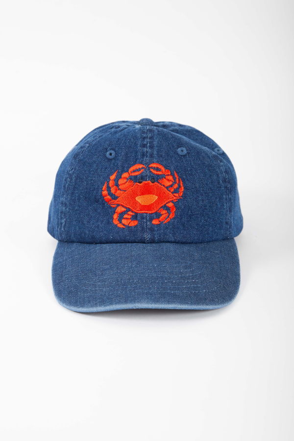 Gravel & Gold Crab Cap - Dark Denim