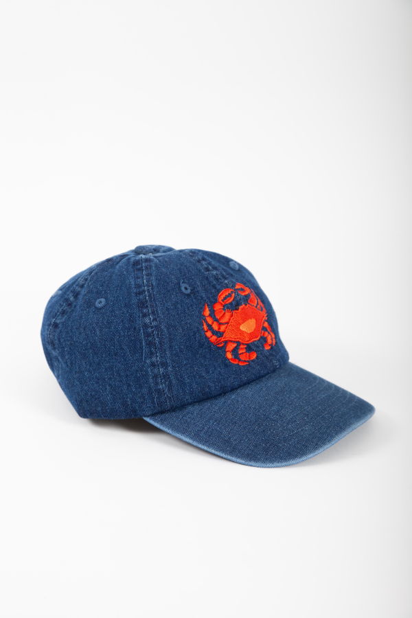 Gravel & Gold Crab Cap - Dark Denim