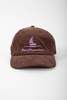 Gravel & Gold Sail Boat Corduroy Cap - Brown - Thumbnail 1