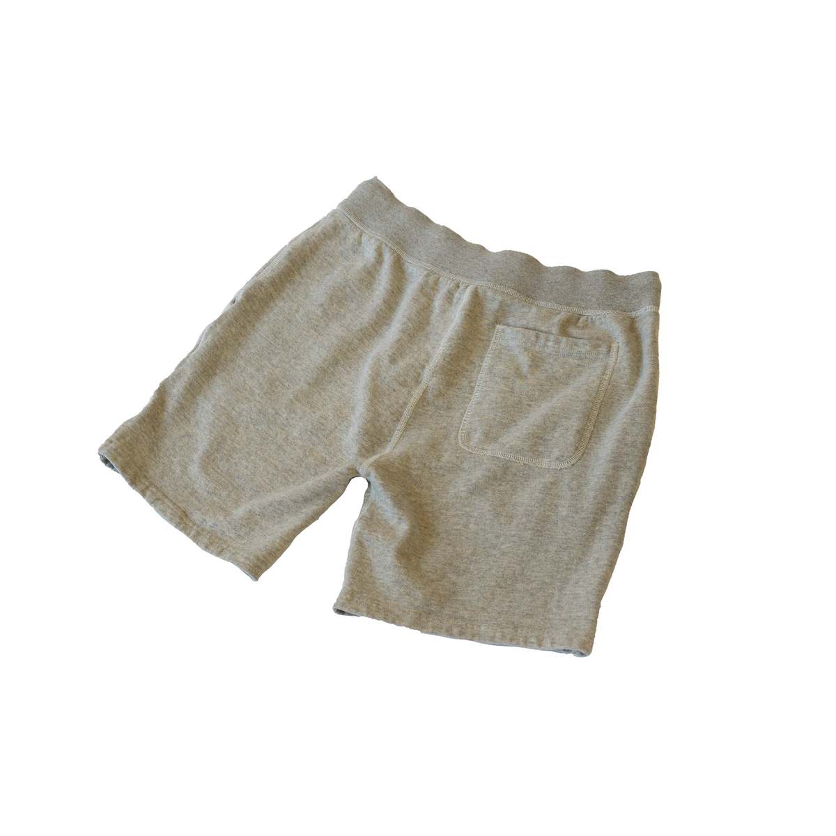 National Athletic Goods Gym Short Mock Twist Terry - Ash Grey - Image 7 of 7