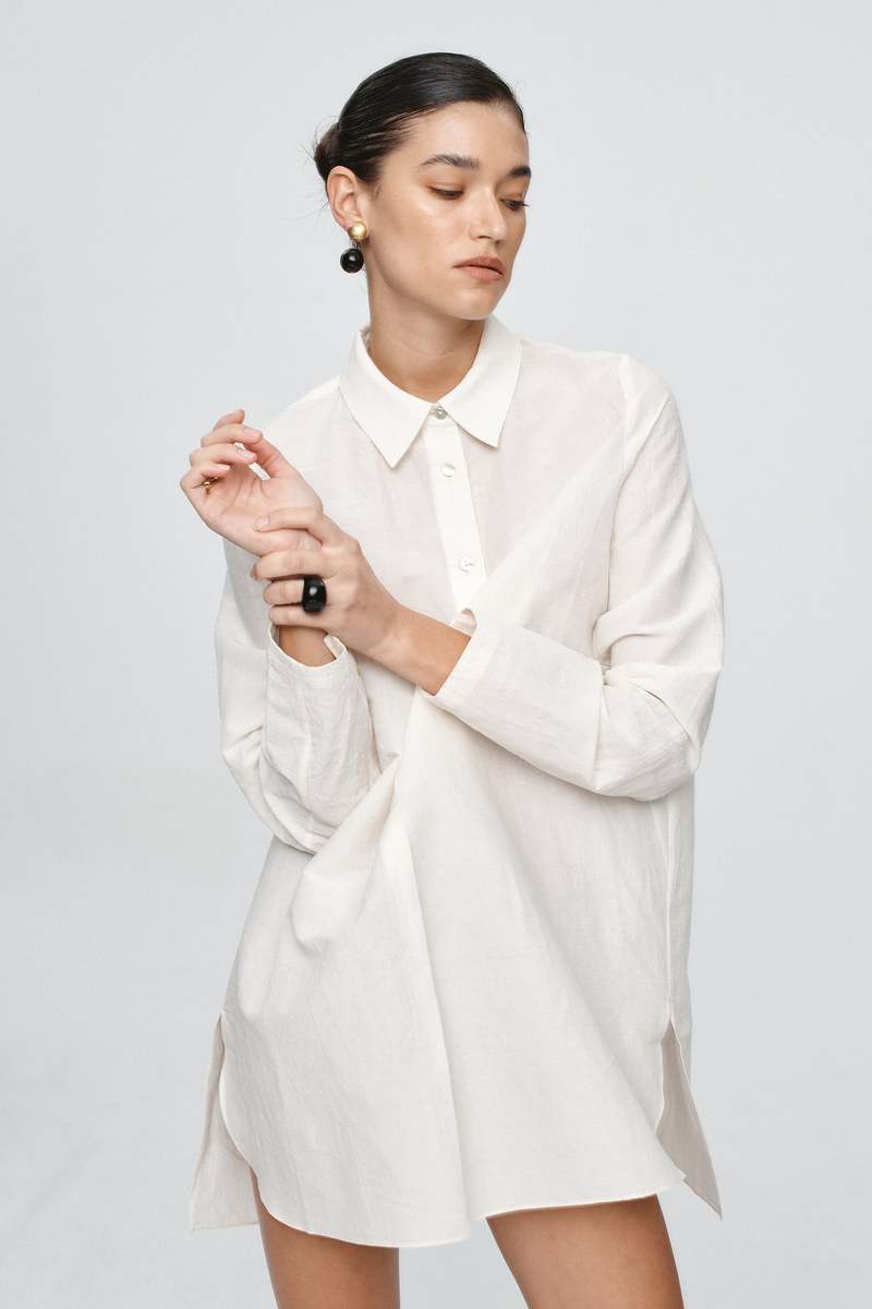 MARLE Anders Linen Shirt Dress