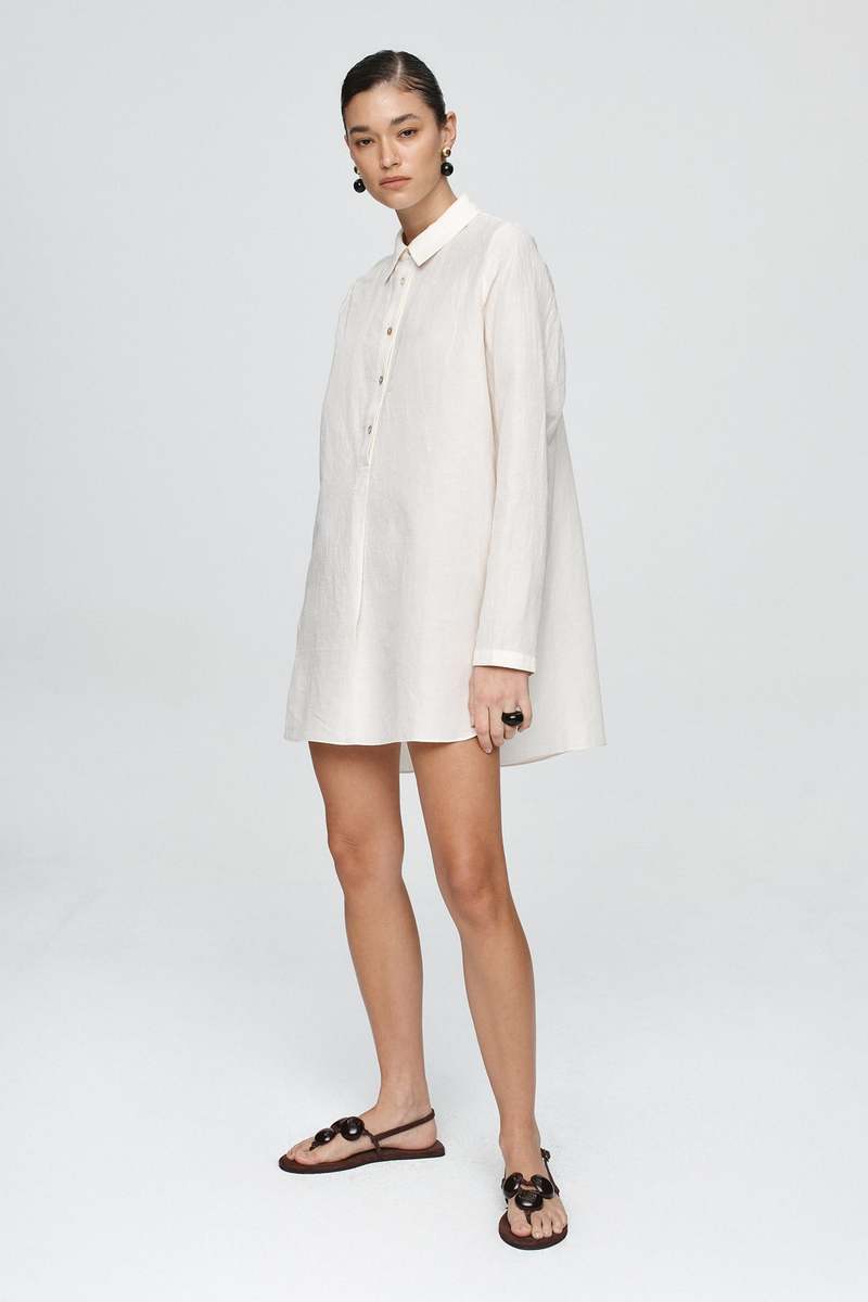 MARLE Anders Linen Shirt Dress