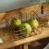 Fog Linen Work Brass Pantry Basket - Thumbnail 2