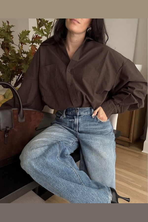 Pistola Wes High Rise Barrel Jean