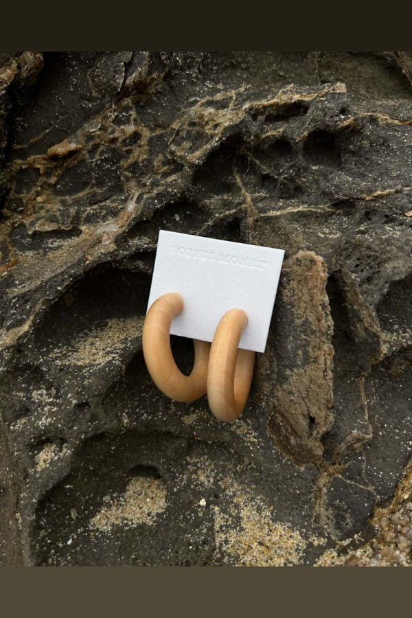 Sophie Monet The Small Pine Hoops