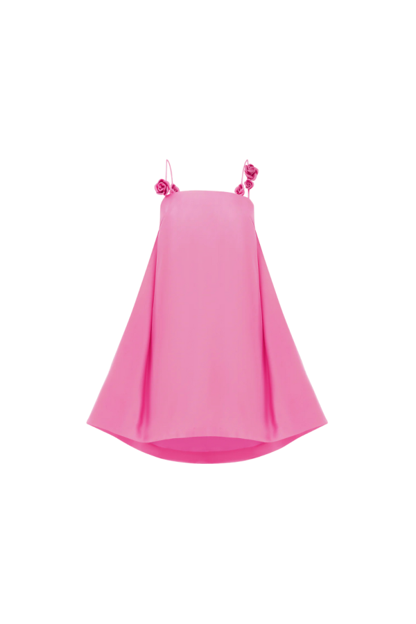 Leo Lin Fiona Rose Mini Dress - Pink