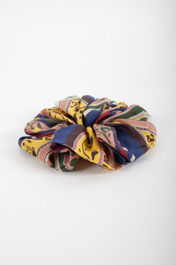 Gravel & Gold Big Scrunchie - Pulcinella