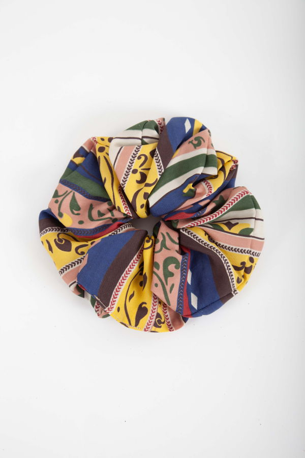 Gravel & Gold Big Scrunchie - Pulcinella