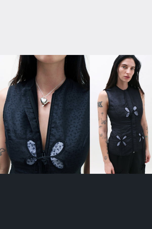 J.Kim Petal Fleece Vest