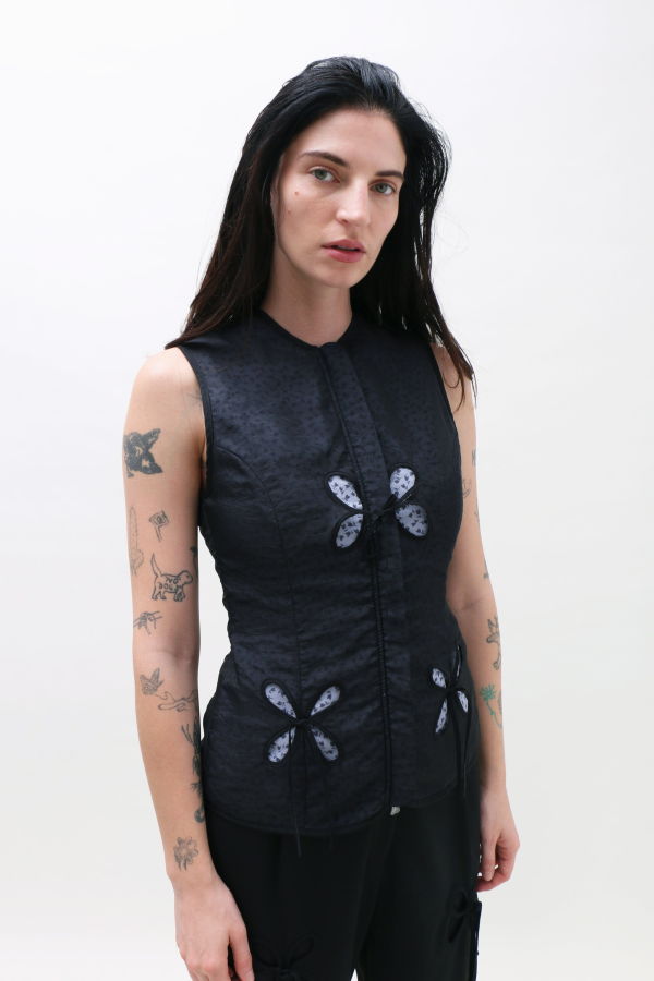 J.Kim Petal Fleece Vest