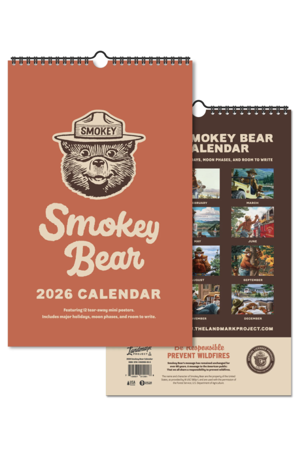 The Landmark Project 2026 Smokey Bear Calendar