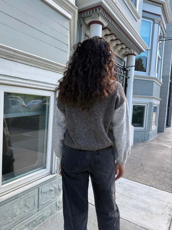 Happy French Gang Flix Sweater - Grey & Charcoal