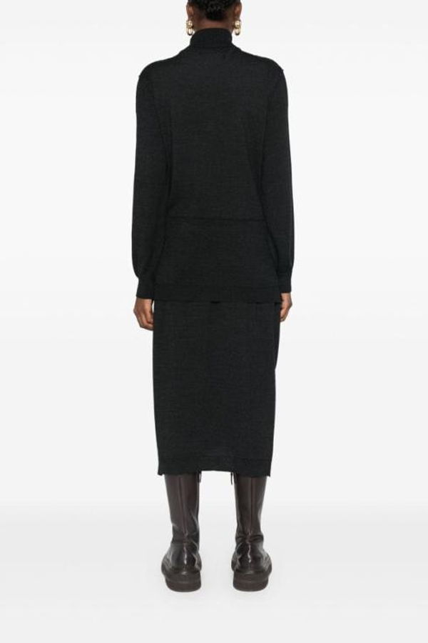 Lemaire Mid Skirt - Anthracite
