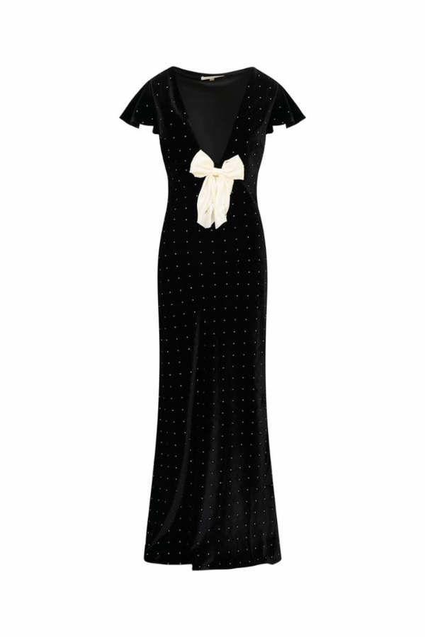 LoveShackFancy Melora Dress - Black