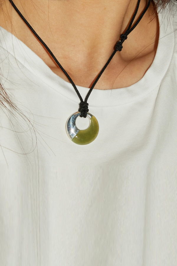 Coldframe Eternal Nephrite Jade Cord Necklace - Jade