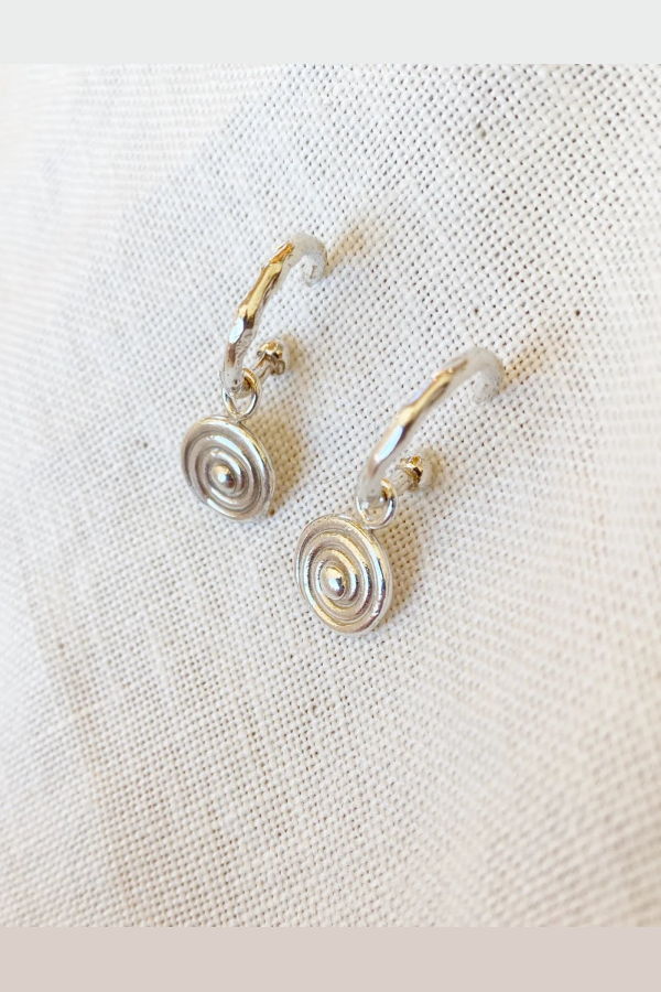 Hawkly Boucles Spiral Mini Earrings